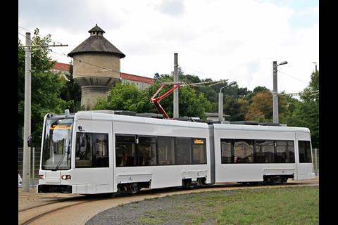 Bombardier Flexity Classic tram in Plauen.